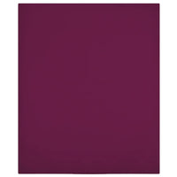 Thumbnail for Spannbettlaken Jersey Bordeauxrot 90x200 cm Baumwolle