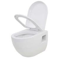 Thumbnail for Hänge-Toilette mit Unterputzspülkasten Keramik