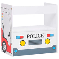 Thumbnail for 3-tlg. Kindertisch und Stuhl Set Polizeiauto-Design MDF