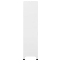 Thumbnail for Schließfachschrank Weiß 90x45x180 cm Stahl