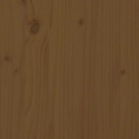 Thumbnail for Massivholzbett Honigbraun Kiefer 135x190 cm UK Double