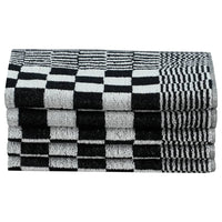 Thumbnail for 50-tlg. Handtuch-Set Schwarz und Weiß Baumwolle
