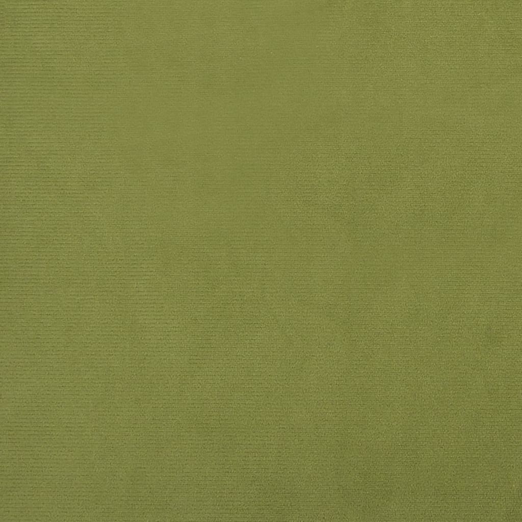 Fußhocker Hellgrün 60x60x36 cm Samt
