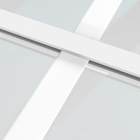 Thumbnail for Schiebetür ESG-Mattglas und Aluminium 76x205 cm Weiß