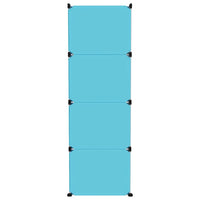 Thumbnail for Kinderschrank Modular mit 12 Würfeln Blau PP