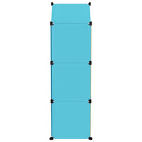 Thumbnail for Kinderschrank Modular mit 8 Würfeln Blau PP