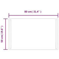Thumbnail for LED-Badspiegel 80x50 cm