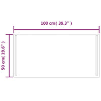 Thumbnail for LED-Badspiegel 100x50 cm