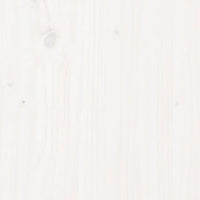 Thumbnail for Beistelltisch Weiß 50x50x49 cm Massivholz Kiefer