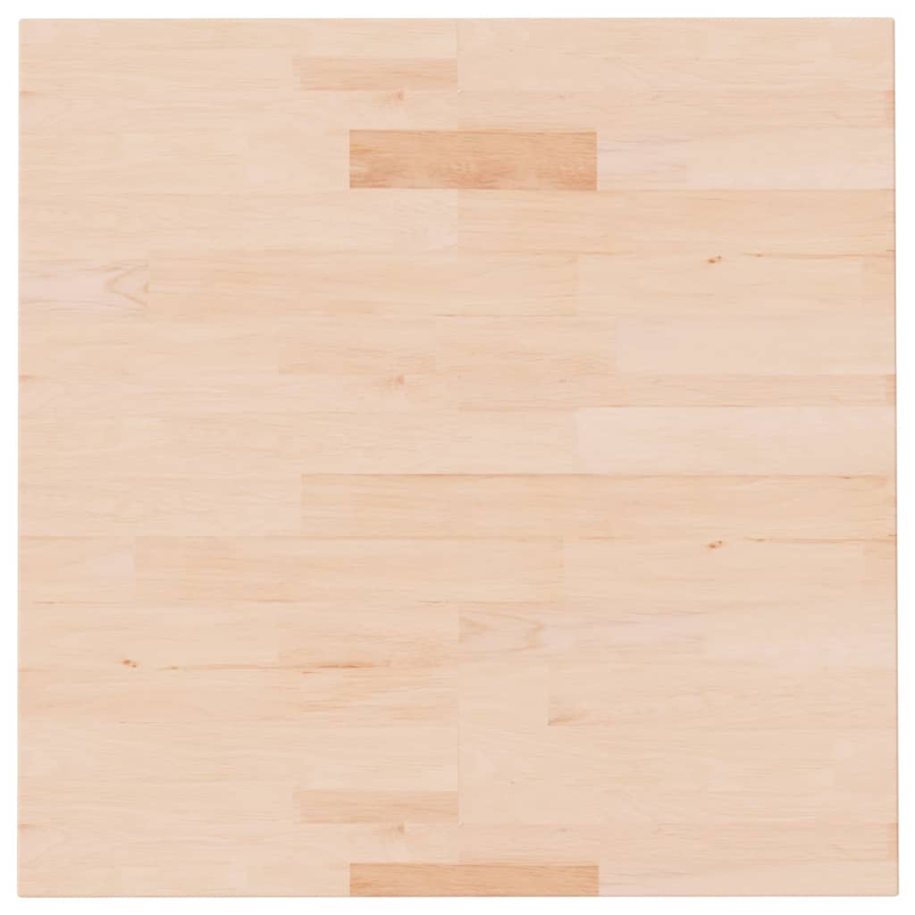 Tischplatte Quadratisch 60x60x1,5 cm Eichenholz Unbehandelt