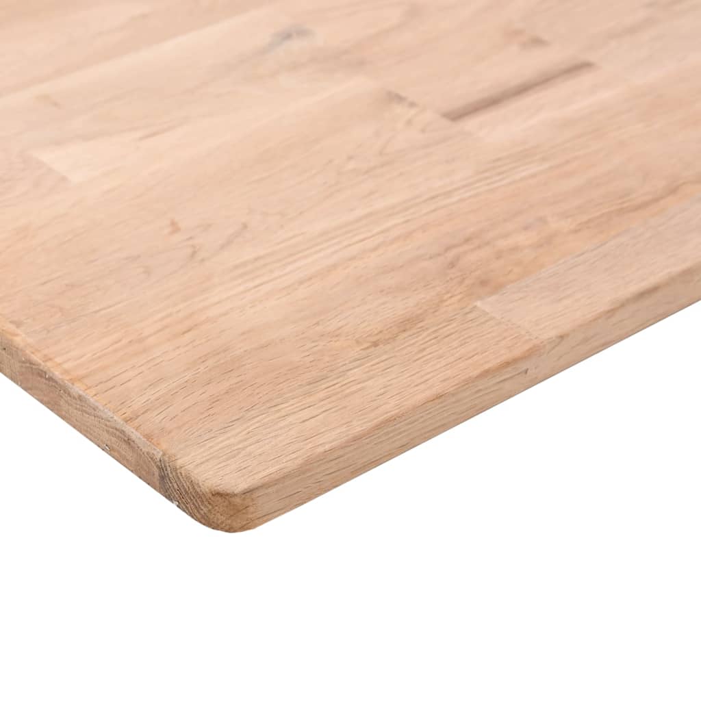 Tischplatte Quadratisch 60x60x1,5 cm Eichenholz Unbehandelt