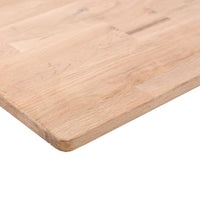 Thumbnail for Tischplatte Quadratisch 60x60x1,5 cm Eichenholz Unbehandelt