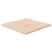Thumbnail for Tischplatte Quadratisch 70x70x2,5 cm Eichenholz Unbehandelt