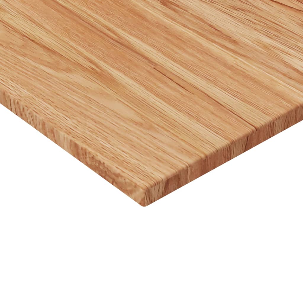 Tischplatte Quadratisch Hellbraun 50x50x1,5cm Behandelte Eiche