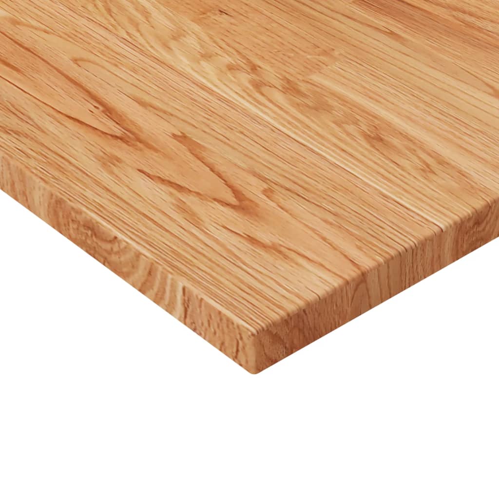 Tischplatte Quadratisch Hellbraun 60x60x2,5cm Behandelte Eiche