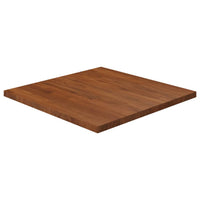Thumbnail for Tischplatte Quadratisch Dunkelbraun 60x60x2,5cm Eiche Behandelt