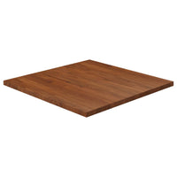Thumbnail for Tischplatte Quadratisch Dunkelbraun 70x70x2,5cm Eiche Behandelt