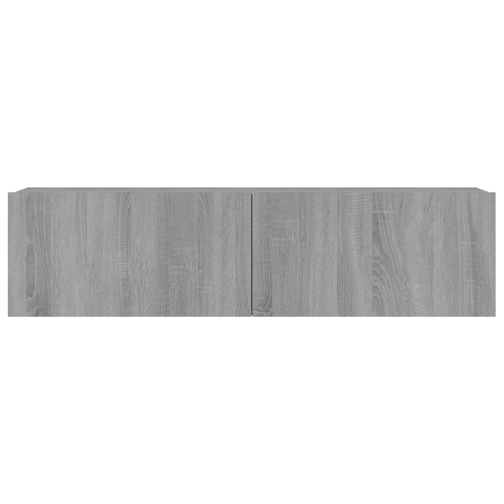 TV-Wandschrank Grau Sonoma 120x30x30 cm Holzwerkstoff