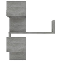 Thumbnail for Wand-Eckregal Grau Sonoma 40x40x50 cm Holzwerkstoff