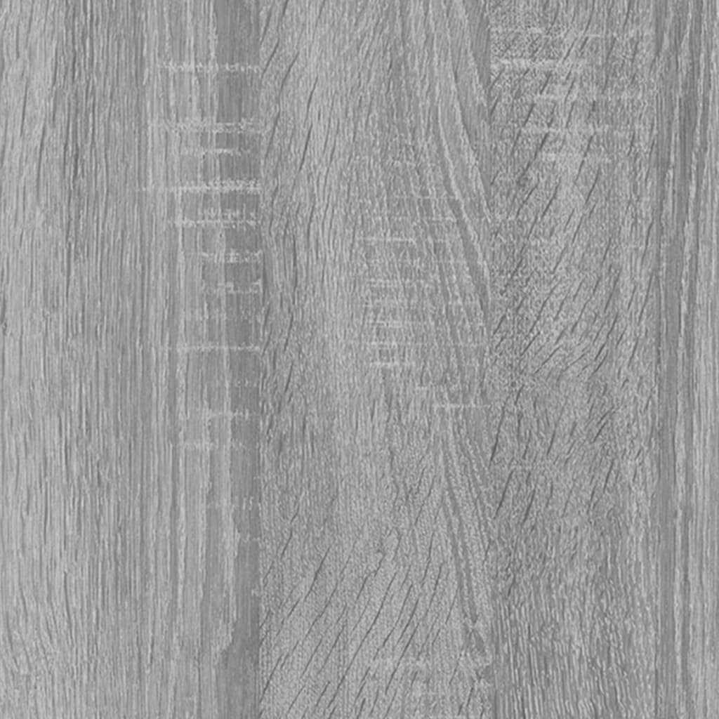 Schuhbank Grau Sonoma 80x24x45 cm Holzwerkstoff