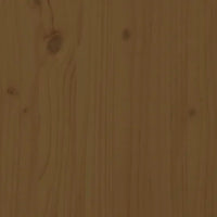 Thumbnail for Kopfteil Honigbraun 126x4x104 cm Massivholz Kiefer
