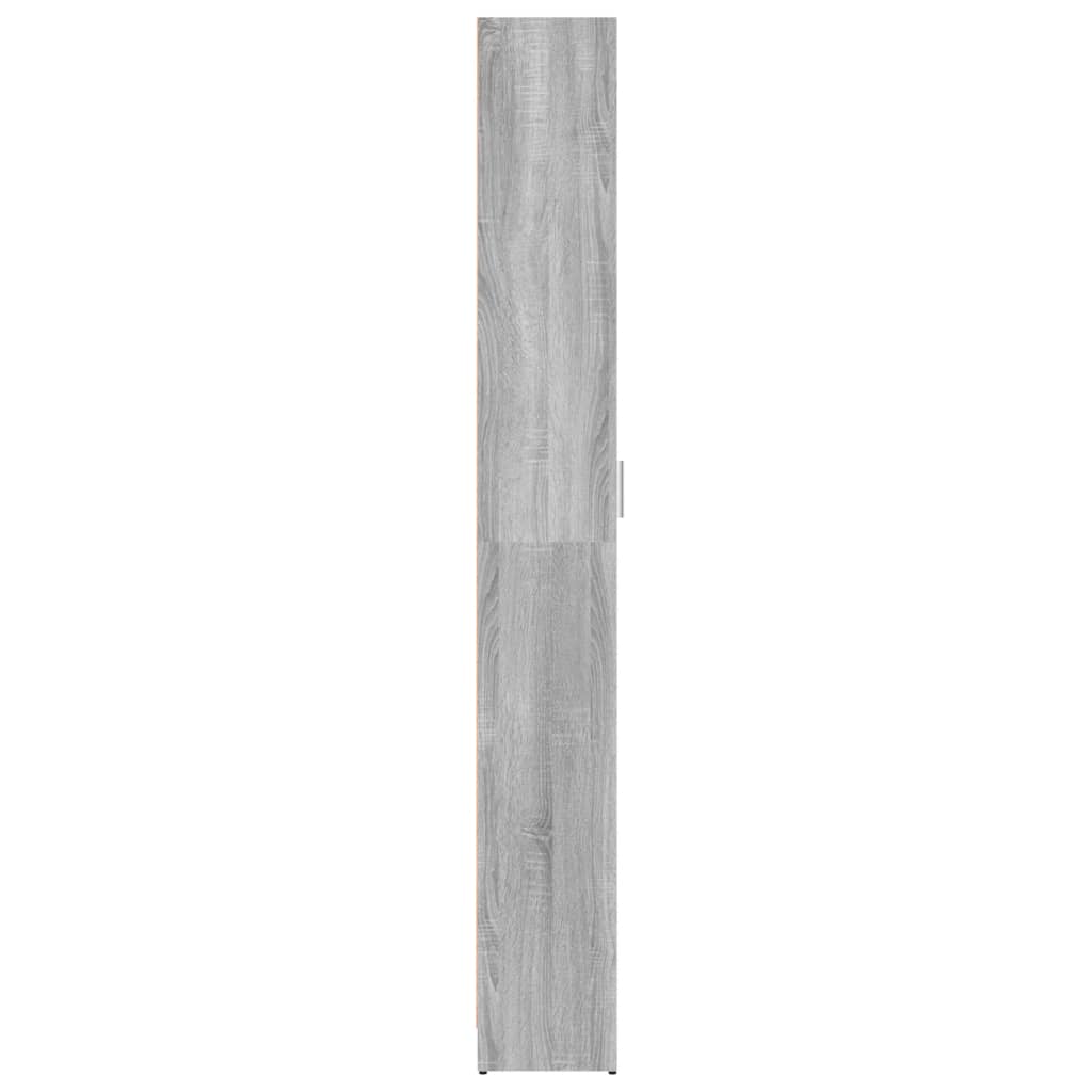 Garderobenschrank Grau Sonoma 55x25x189 cm Holzwerkstoff