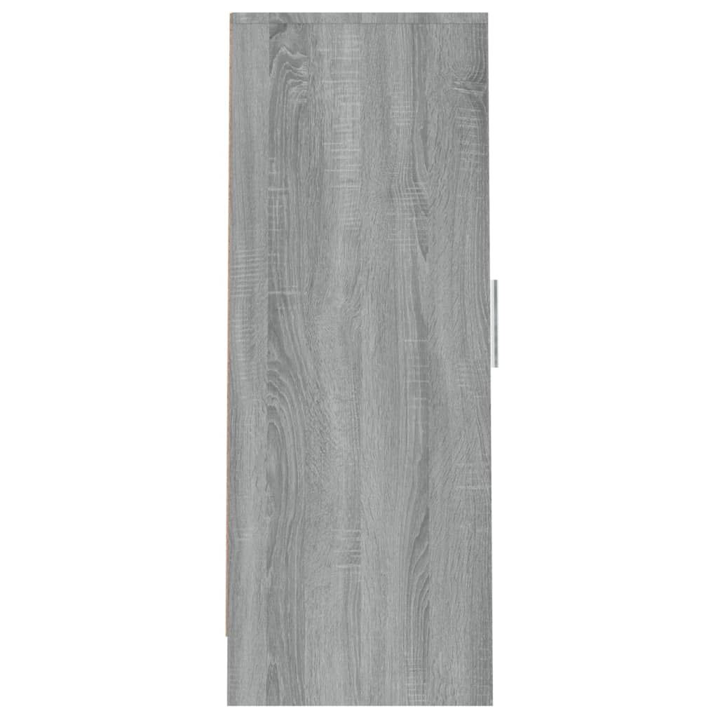 Schuhregal Grau Sonoma 32x35x92 cm Holzwerkstoff