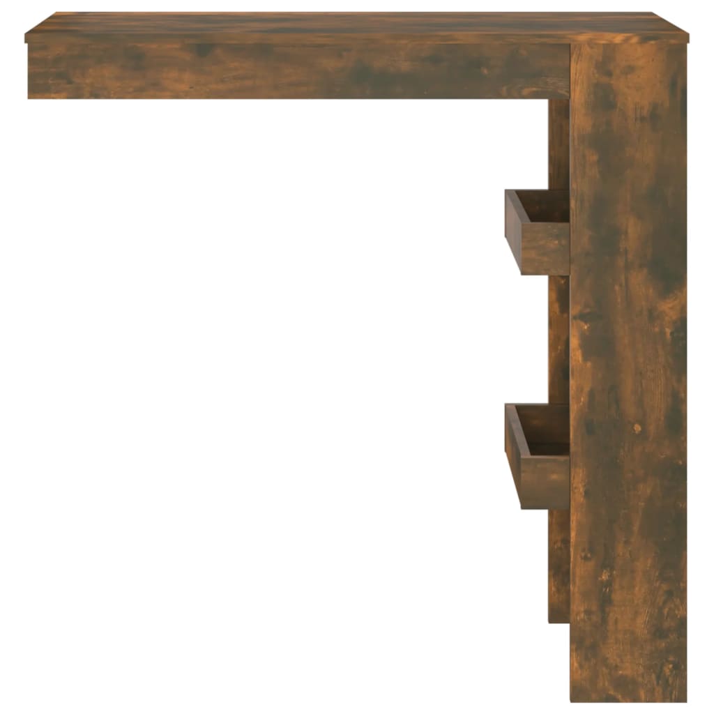 Wand-Bartisch Räuchereiche 102x45x103,5 cm Holzwerkstoff