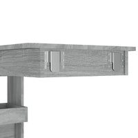 Thumbnail for Wand-Bartisch Grau Sonoma 102x45x103,5 cm Holzwerkstoff