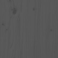 Thumbnail for Massivholzbett Grau Kiefer 140x190 cm