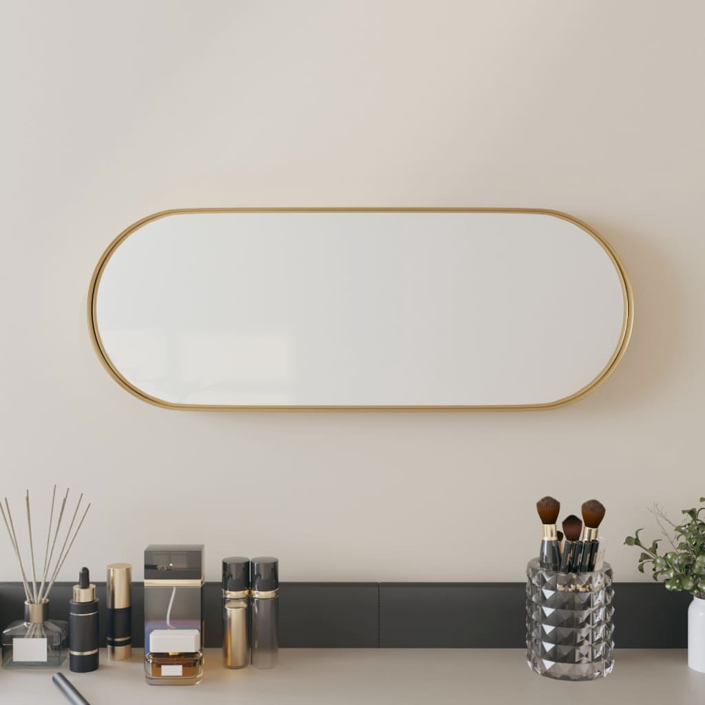 Wandspiegel Golden 15x40 cm Oval