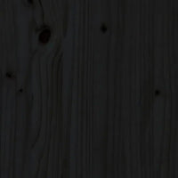 Thumbnail for Ausziehbares Tagesbett Schwarz Massivholz Kiefer 2x(90x200) cm