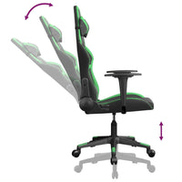 Thumbnail for Gaming-Stuhl mit Massagefunktion Schwarz und Grün Kunstleder