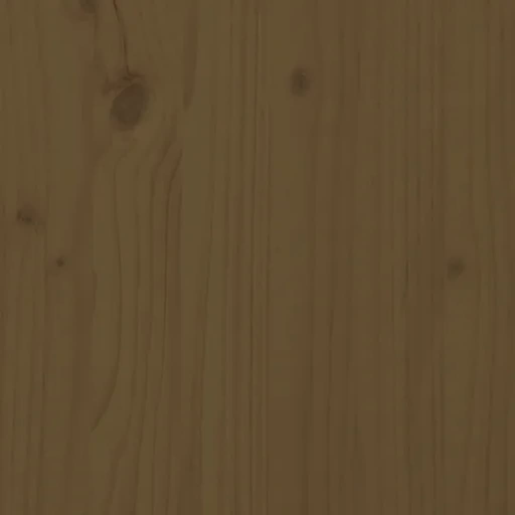 Konsolentisch Honigbraun 75x35x75 cm Massivholz Kiefer