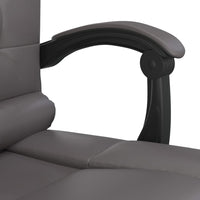 Thumbnail for Bürostuhl mit Massagefunktion Grau Kunstleder