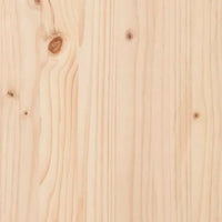 Thumbnail for Massivholzbett mit Kopfteil 200x200 cm