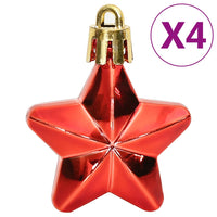 Thumbnail for 112-tlg. Weihnachtskugel-Set Rot Grün Golden Polystyrol