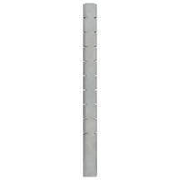 Thumbnail for Zaunpfosten 10 Stk. Silbern 240 cm Verzinkter Stahl