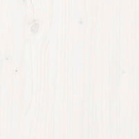 Thumbnail for Kinderbett Weiß 80x200 cm Massivholz Kiefer
