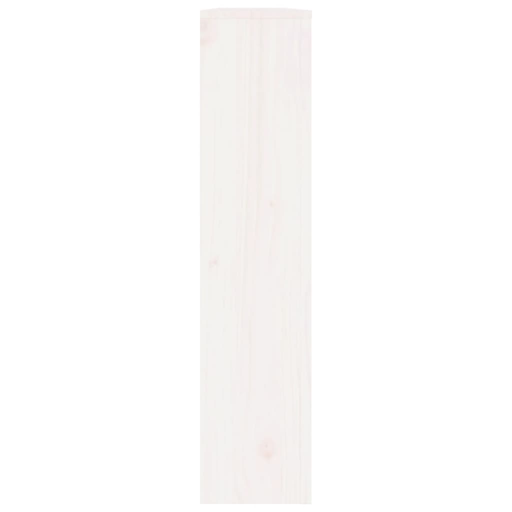 Heizkörperverkleidung Weiß 153x19x84 cm Massivholz Kiefer