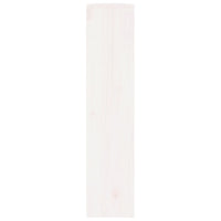 Thumbnail for Heizkörperverkleidung Weiß 153x19x84 cm Massivholz Kiefer