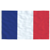 Thumbnail for Französische Flagge mit Mast 6,23 m Aluminium