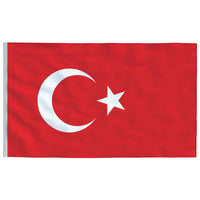 Thumbnail for Flagge der Türkei mit Mast 6,23 m Aluminium
