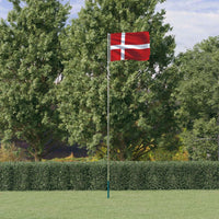 Thumbnail for Flagge Dänemarks mit Mast 5,55 m Aluminium