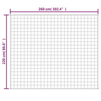 Thumbnail for Gewichtsdecke Grau 220x260 cm 11 kg Stoff