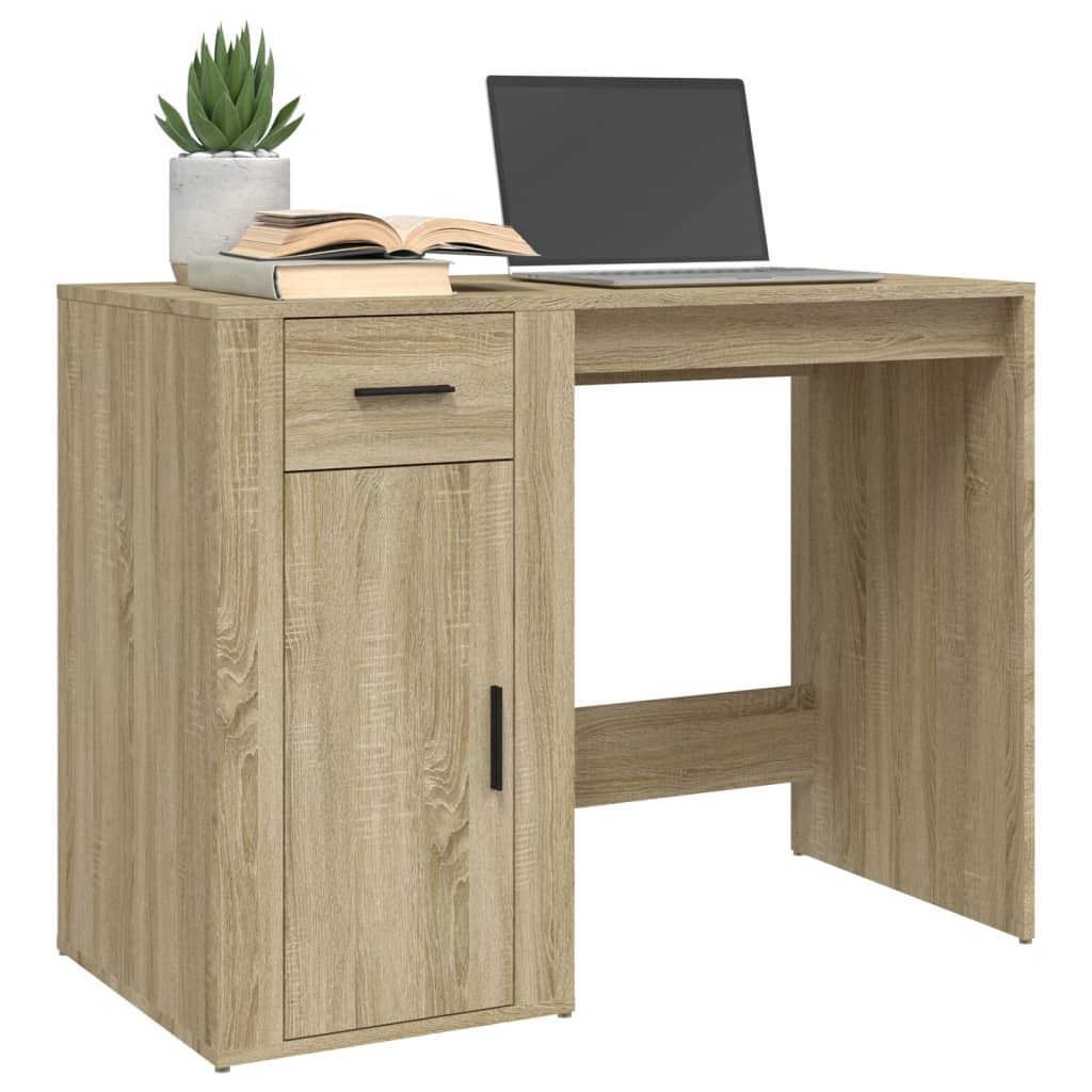 Schreibtisch Sonoma-Eiche 100x49x75 cm Holzwerkstoff