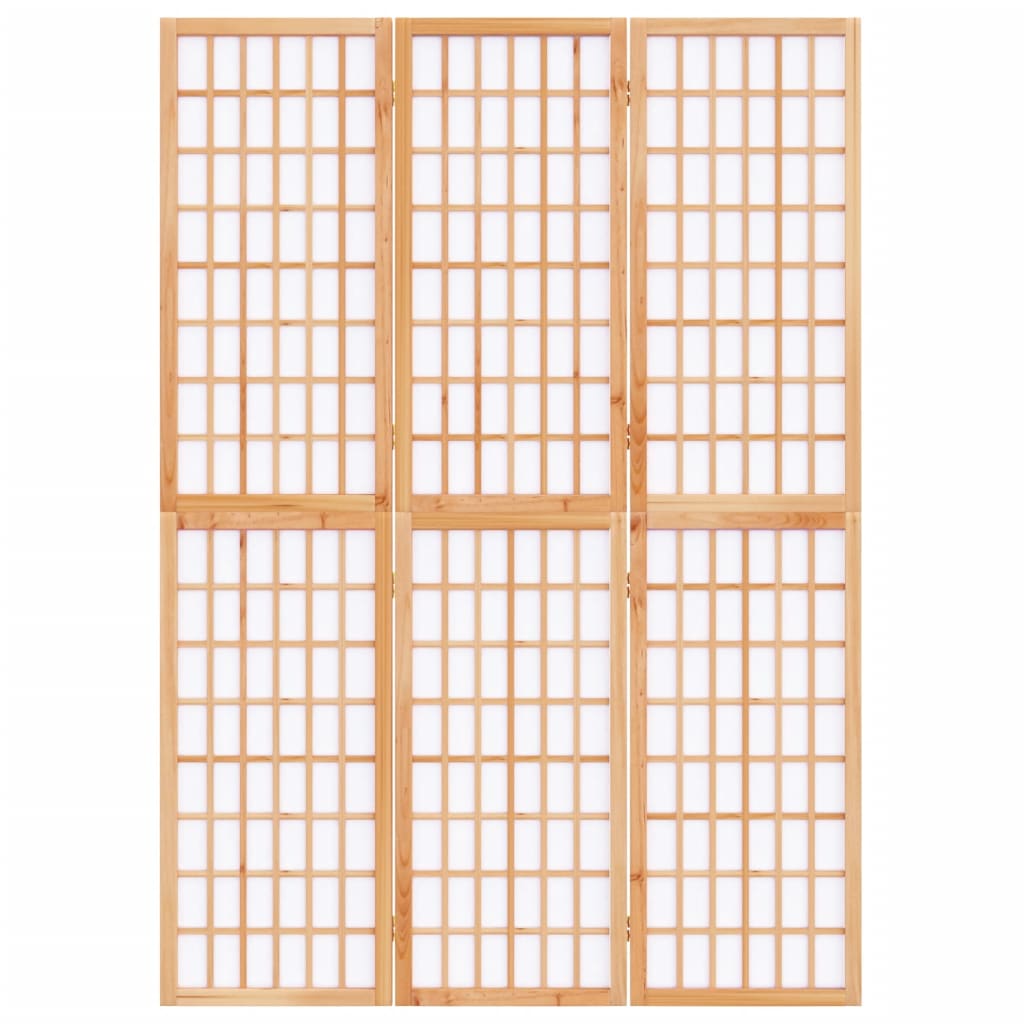 3-tlg. Paravent Japanischer Stil Faltbar 120x170 cm