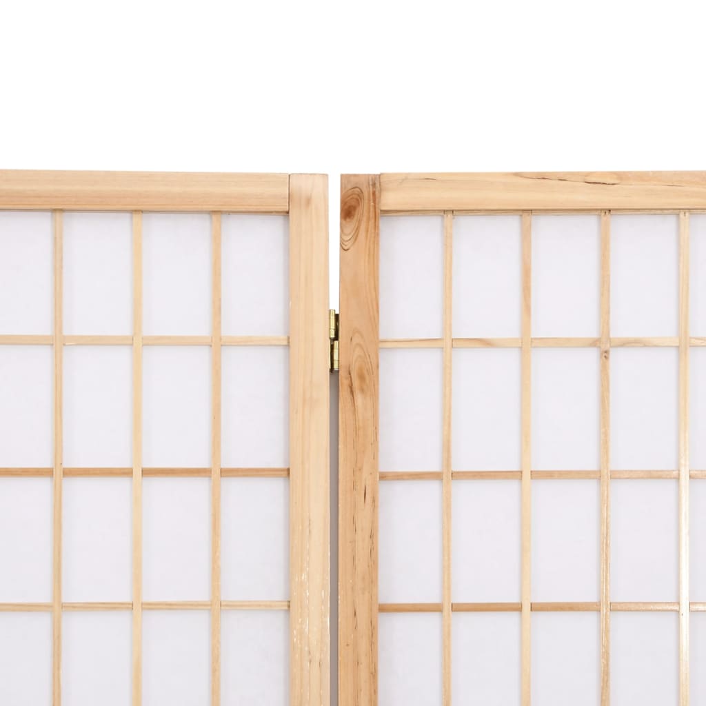 4-tlg. Paravent Japanischer Stil Faltbar 160x170 cm