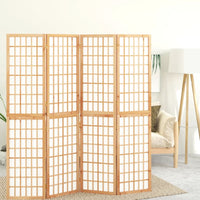 Thumbnail for 4-tlg. Paravent Japanischer Stil Faltbar 160x170 cm