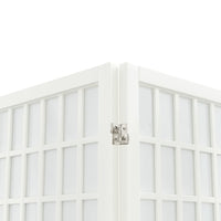 Thumbnail for 3-tlg. Paravent Japanischer Stil Faltbar 120x170 cm Weiß